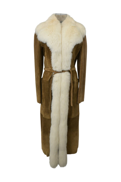 JIL SANDER 90s-00s 本人期 Fur long coat u5014_ww38489_jilsanders_1_gra