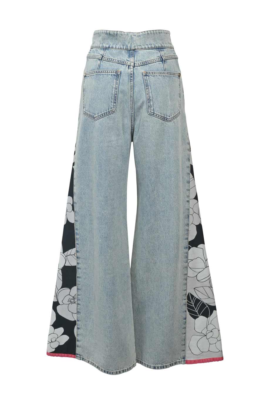 シャネル2020wide leg jeansワイドレッグジーンズ