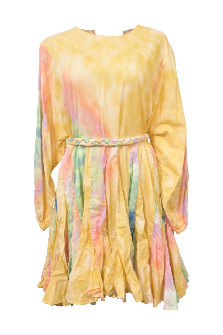 open lace back dress Rhode Cotton Tie-Dye Ella Mini Dress Multicolor main image 0